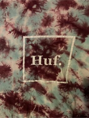 HUF Tie Dye T Shirt Size Medium